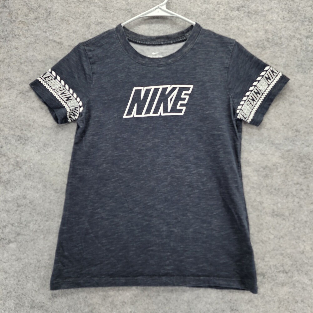 Nike Shirt Womens XS Crew Neck Nike Tee Gray Short Sleeve Dri Fit